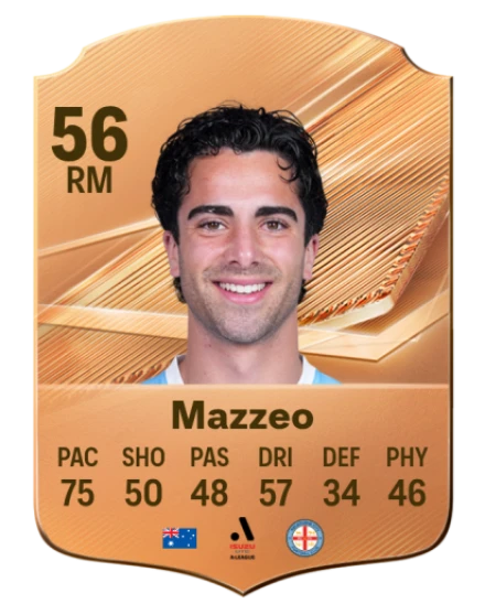 Mazzeo 56 Bronze RM FC 27 card