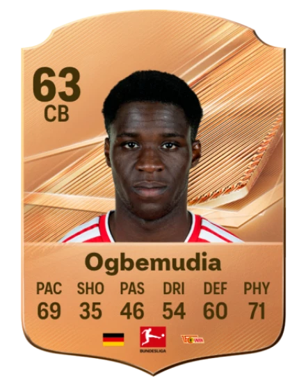 Ogbemudia 63 Bronze CB FC 27 card