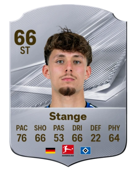 Stange 66 Silver ST FC 27 card