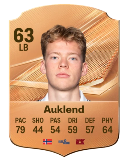 Auklend 63 Bronze LB FC 27 card