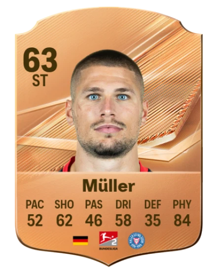 Müller 63 Bronze ST FC 27 card