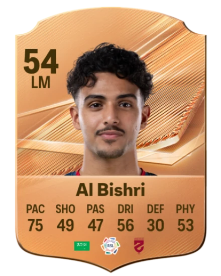 Al Bishri 54 Bronze LM FC 27 card
