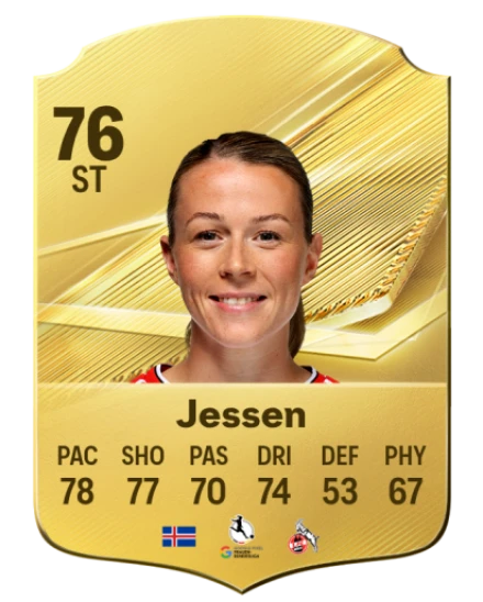 Jessen 76 Common ST FC 26 card