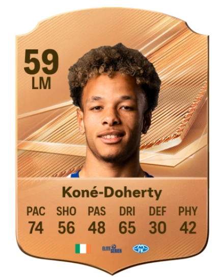 Koné-Doherty 59 Bronze LM FC 27 card