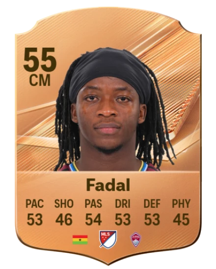 Fadal 55 Bronze CM FC 27 card