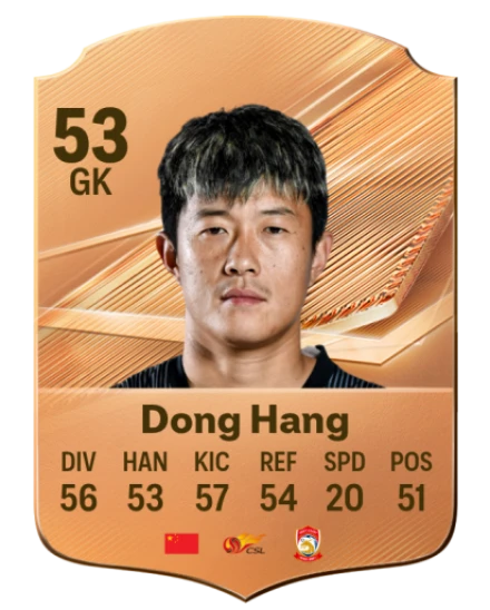 Dong Hang 53 Bronze GK FC 27 card