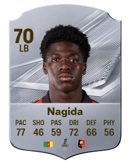 Nagida 70 Silver LB FC 27 card