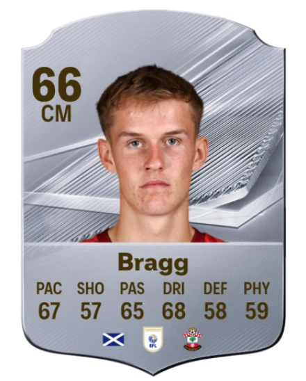Bragg 66 Silver CM FC 27 card
