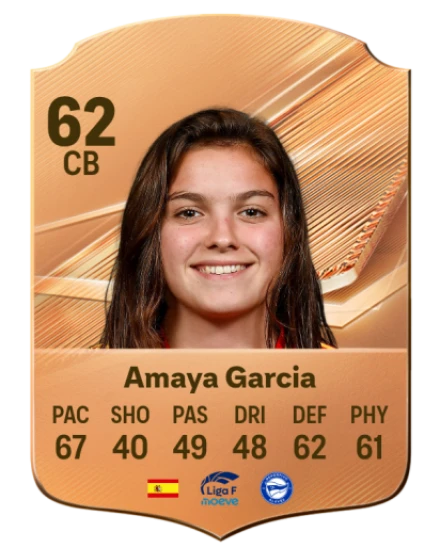 Amaya Garcia 62 Bronze CB FC 27 card