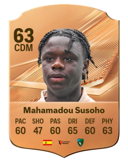 Mahamadou Susoho 63 Bronze CDM FC 27 card