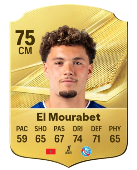 El Mourabet 75 Common CM FC 26 card