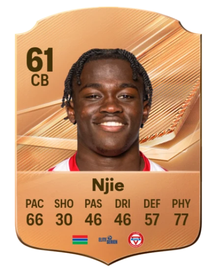 Njie 61 Rare CB FC 26 card