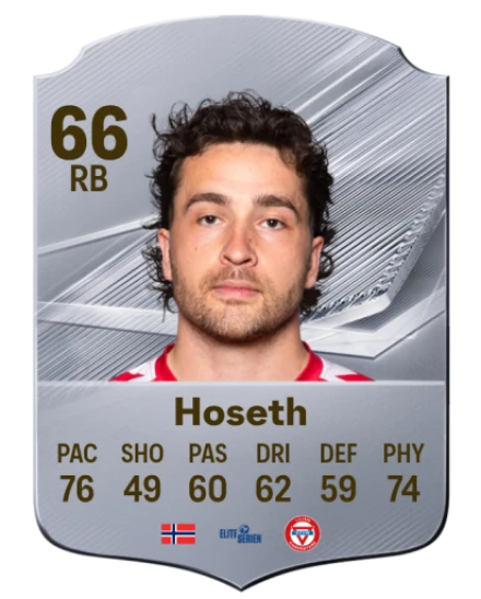Hoseth 66 Common RB FC 26 card