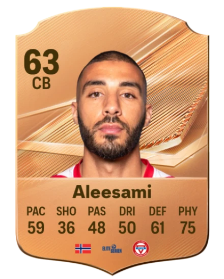 Aleesami 63 Bronze CB FC 27 card