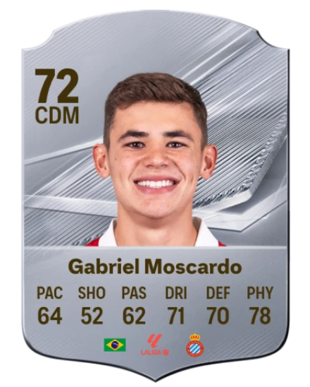 Gabriel Moscardo 72 Silver CDM FC 27 card