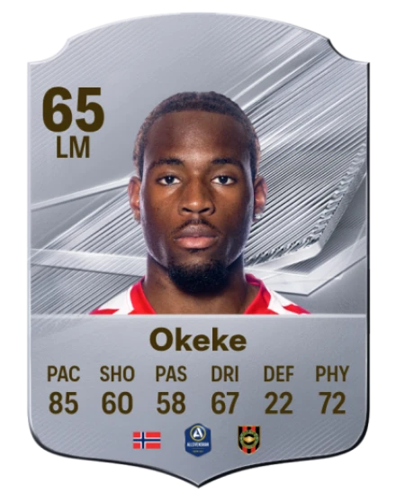 Okeke 65 Common LM FC 26 card