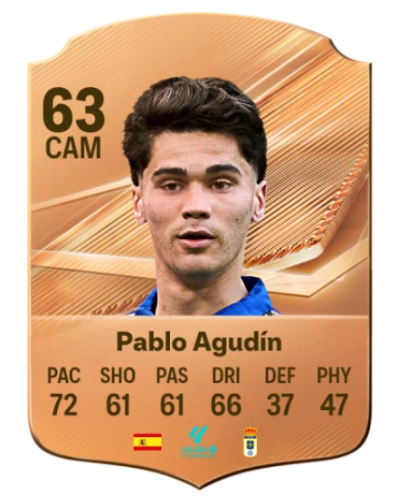 Pablo Agudín 63 Bronze CAM FC 27 card