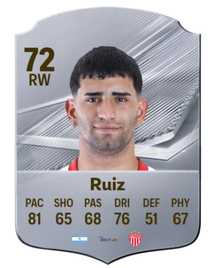 Ruiz 72 Common RW FC 26 card