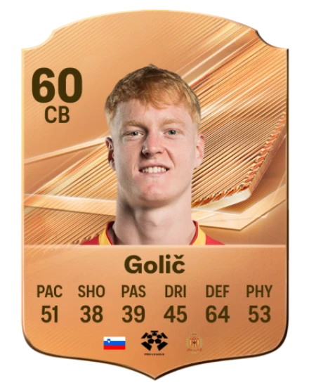 Golič 60 Bronze CB FC 27 card