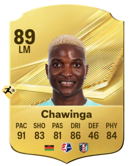 Chawinga 89 Common LM FC 26 card