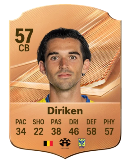 Diriken 57 Bronze CB FC 27 card