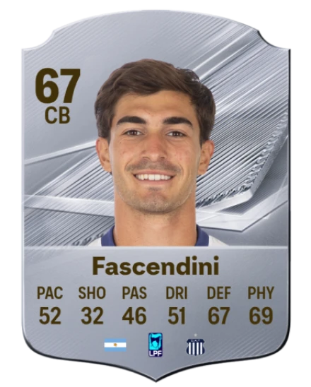 Fascendini 67 Common CB FC 26 card