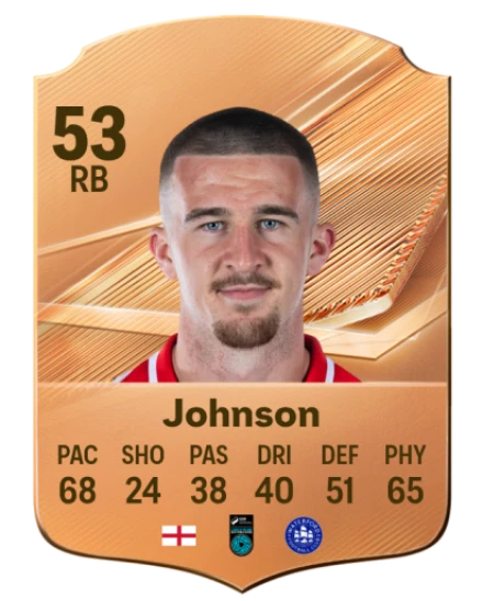 Johnson 53 Bronze RB FC 27 card