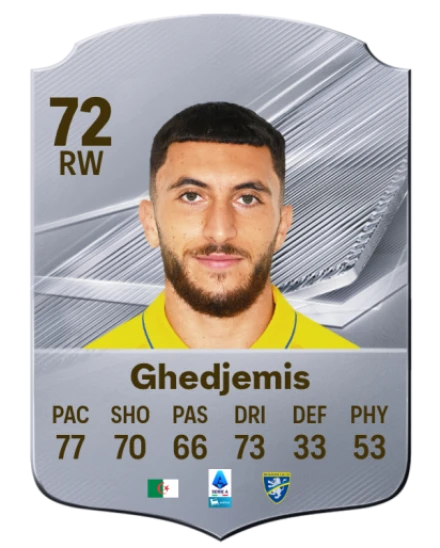 Ghedjemis 72 Common RW FC 26 card