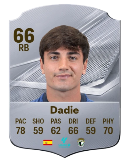 Dadie 66 Silver RB FC 27 card