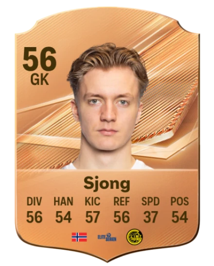Sjong 56 Bronze GK FC 27 card