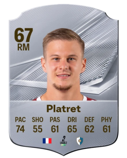 Platret 67 Common RM FC 26 card
