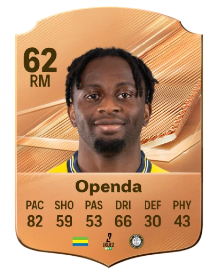 Openda 62 Bronze RM FC 27 card