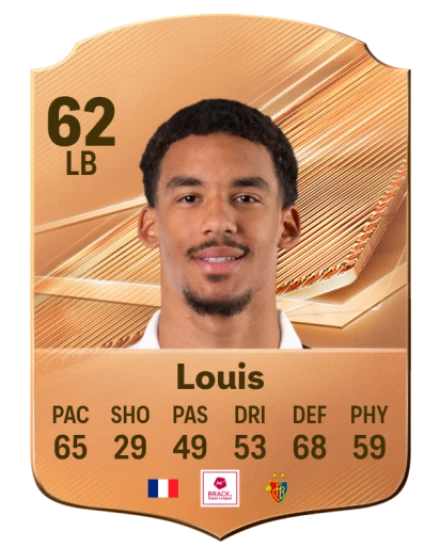 Louis 62 Bronze LB FC 27 card