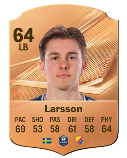 Larsson 64 Bronze LB FC 27 card