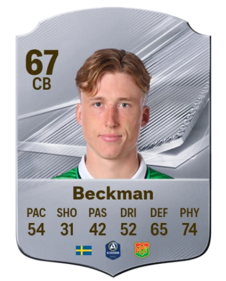 Beckman 67 Common CB FC 26 card