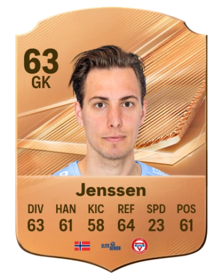 Jenssen 63 Bronze GK FC 27 card