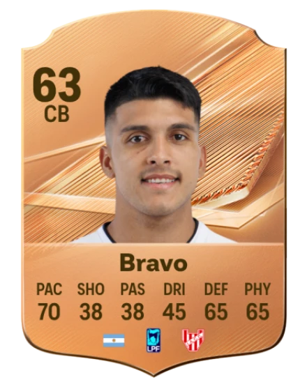 Bravo 63 Bronze CB FC 27 card