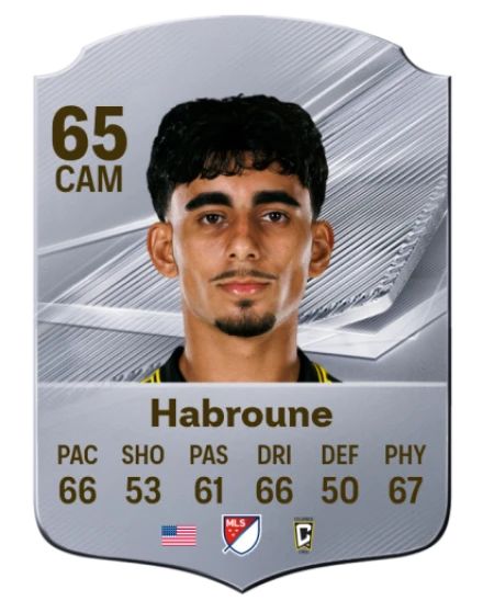Habroune 65 Silver CAM FC 27 card