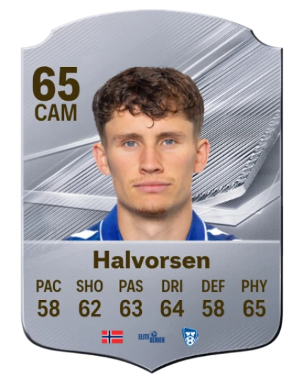 Halvorsen 65 Silver CAM FC 27 card