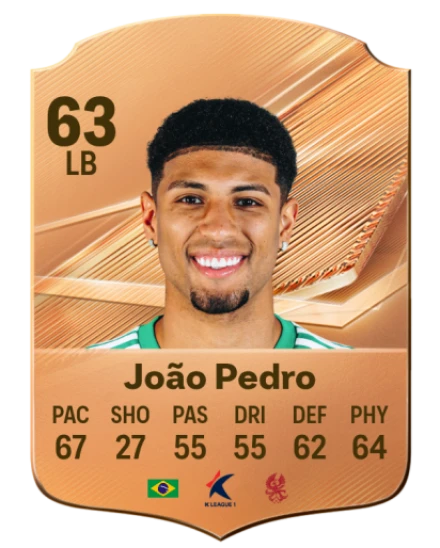 João Pedro 63 Common LB FC 26 card