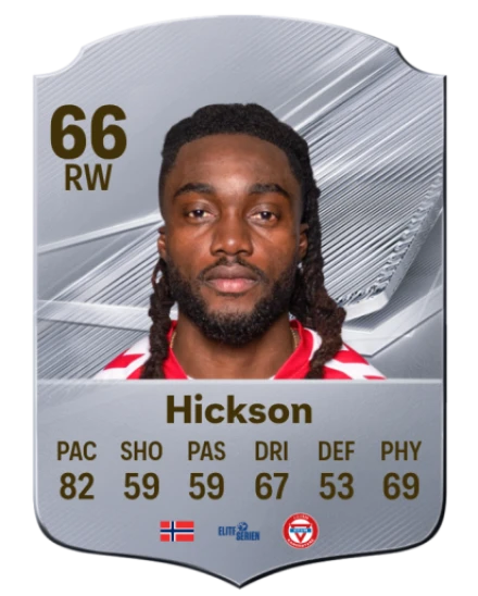 Hickson 66 Common RW FC 26 card