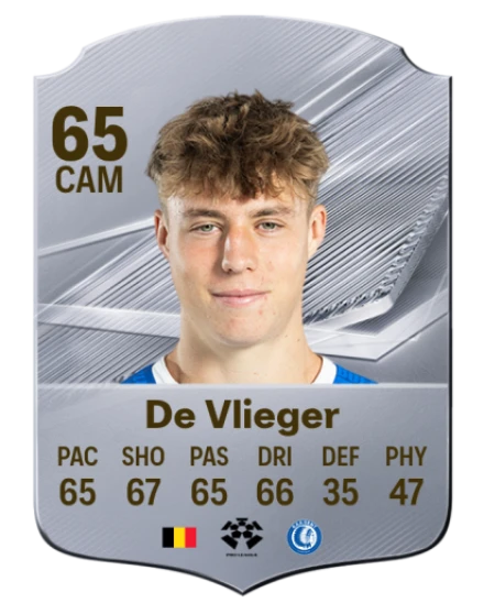 De Vlieger 65 Silver CAM FC 27 card
