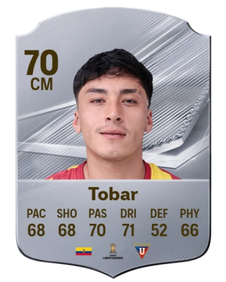 Tobar 70 Silver CM FC 27 card