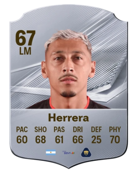 Herrera 67 Silver LM FC 27 card