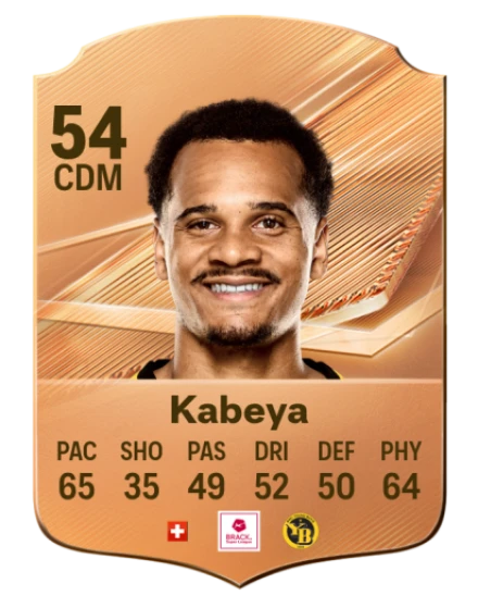 Kabeya 54 Bronze CDM FC 27 card