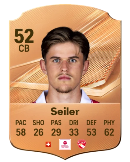 Seiler 52 Bronze CB FC 27 card