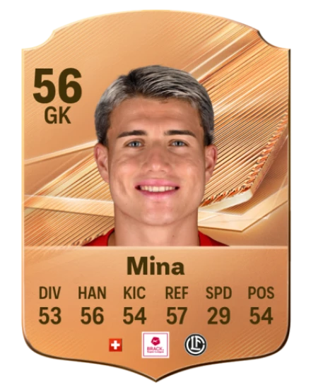 Mina 56 Bronze GK FC 27 card
