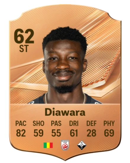 Diawara 62 Bronze ST FC 27 card