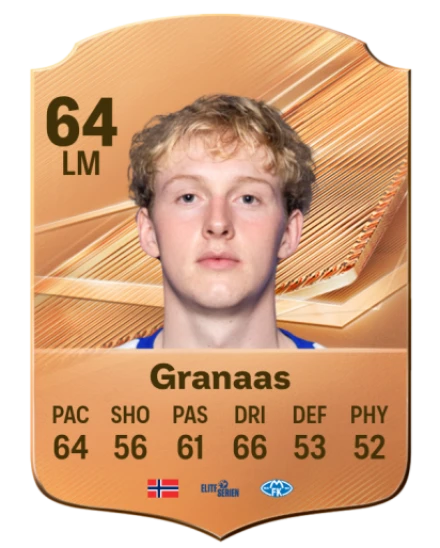 Granaas 64 Bronze LM FC 27 card