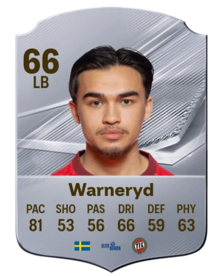 Warneryd 66 Common LB FC 26 card